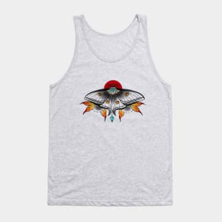 Neotraditional Moth Tank Top